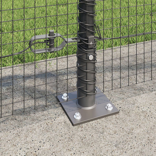 vidaXL Garden Fencing Material 1pcs Gray