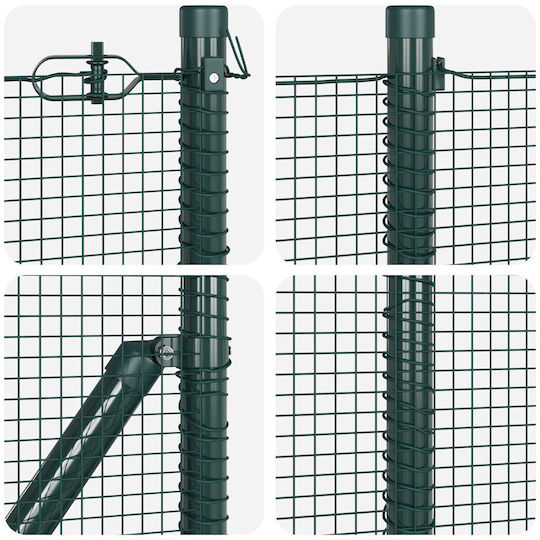 vidaXL Garden Fencing Material 1pcs Green