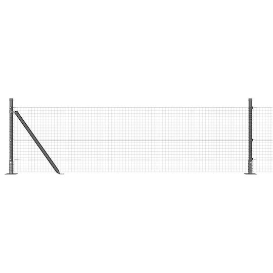 vidaXL Garden Fencing Material 1pcs Gray