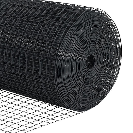 vidaXL Garden Fencing Material 1pcs Gray