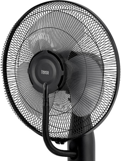 Όρθιος Ανεμιστήρας Υδρονέφωσης 75W Μαύρος