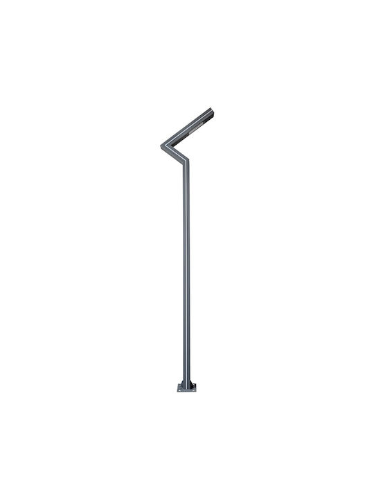GloboStar Φωτιστικό Δαπέδου LED Εξωτερικού Χώρου 30W με Ψυχρό Λευκό Φως IP65 Γκρι