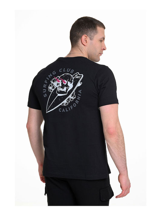 Kurzarmbluse Black