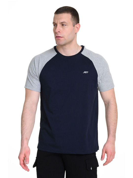 T-shirt Black-white Melange