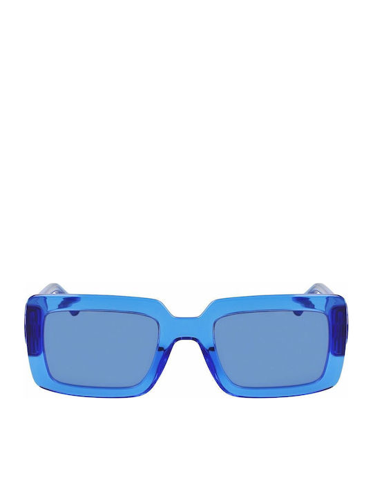 Longchamp Ochelari de soare Albastru cu Cadru & Albastru Lentilă