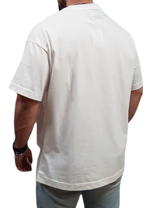 Cover Jeans Tricou Alb
