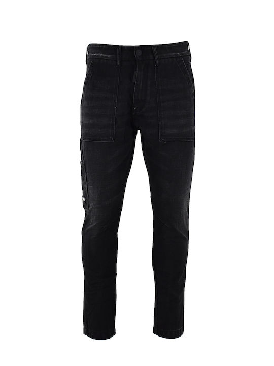 Men's Jeans Pants with Slim Fit Black
