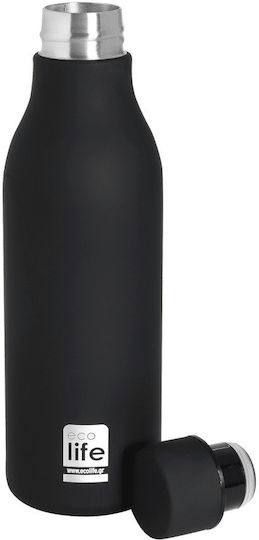 Ecolife Flasche Thermosflasche Rostfreier Stahl BPA Frei 550ml Ecolife Iron Grey