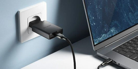 Nomad Φορτιστής Χωρίς Καλώδιο GaN με Θύρα USB-C 40W Power Delivery Μαύρος (Slim)