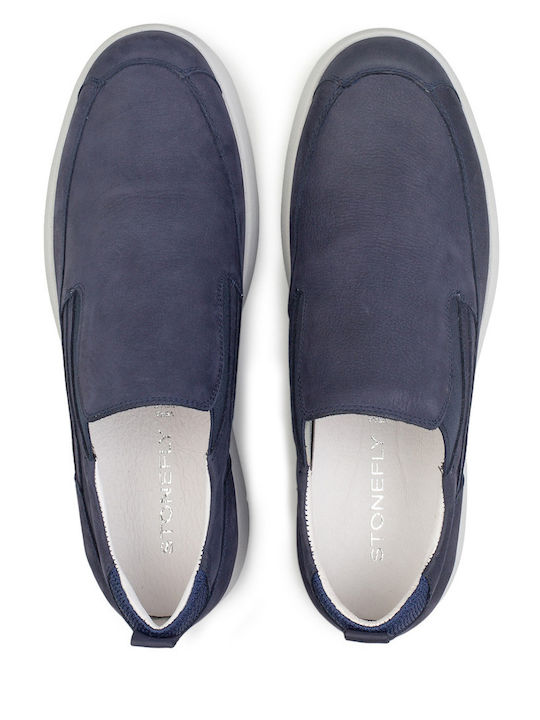 Herren Mokassins in Blau Farbe