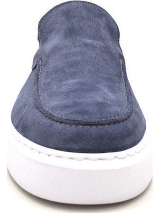 Men's Suede Loafers Blue