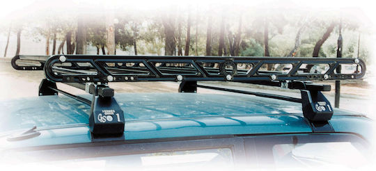 Hermes Car Roof Rack Ekals200 Steel Black 104cm x 125cm Straps Gs1