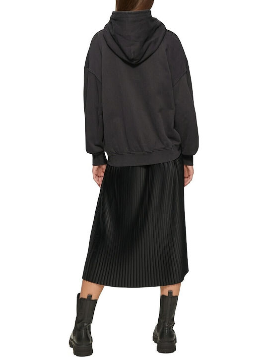 Pleated Maxi Skirt Black