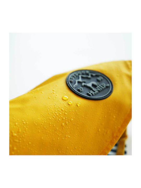 Hunter Yellow Waterproof / Windproof Dog Coat with 25cm Back Length