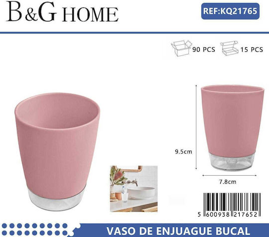 21765 Zahnbürstenhalterung Kunststoff Rosa 5600938217652