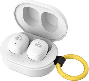 Powertech PT-1393 In-ear Bluetooth Handsfree Ακουστικά με Αντοχή στον Ιδρώτα και Θήκη Φόρτισης Λευκά