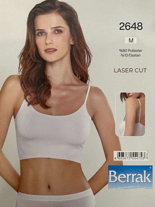 Women's Sports Bra without Padding White
