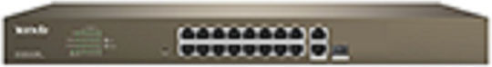 Tenda TEF1218P-16-250W Unmanaged L2 PoE+ Switch with 16 Ethernet Ports