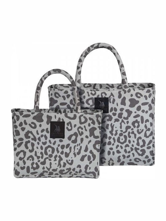 Greenwich Polo Club Stoff Strandtasche Grau