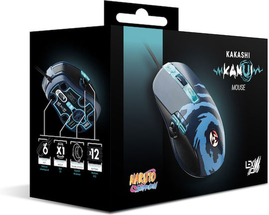 Lexip Kakashi - Naruto Shippuden Gaming Mouse Multicolor