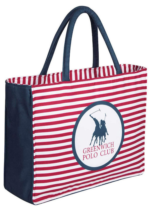 Greenwich Polo Club Fabric Beach Bag Red