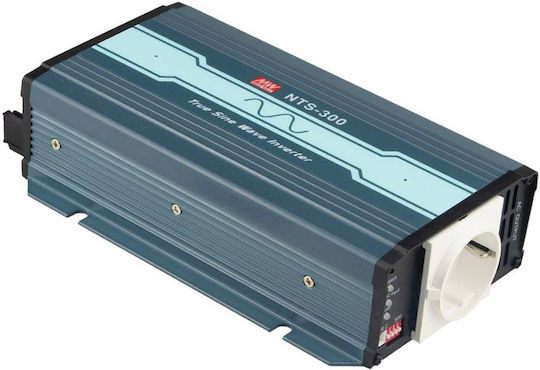 Mean Well NTS-300-224EU Καθαρού Ημιτόνου Inverter Ισχύος 300W με Τάση Εισόδου 24V 03.072.0104