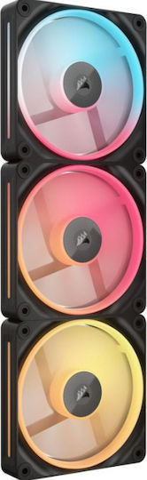 Corsair ICUE Link LX120-R Reverse Blade Case Fans (2400rpm / 70cfm) with RGB Lighting 3pcs