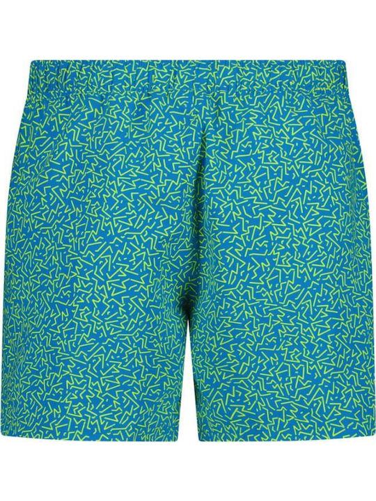 Ανδρικό Μαγιό Σορτς Cyano/yellow Fluo