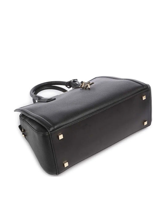 Leather Women's Satchel Bag Black