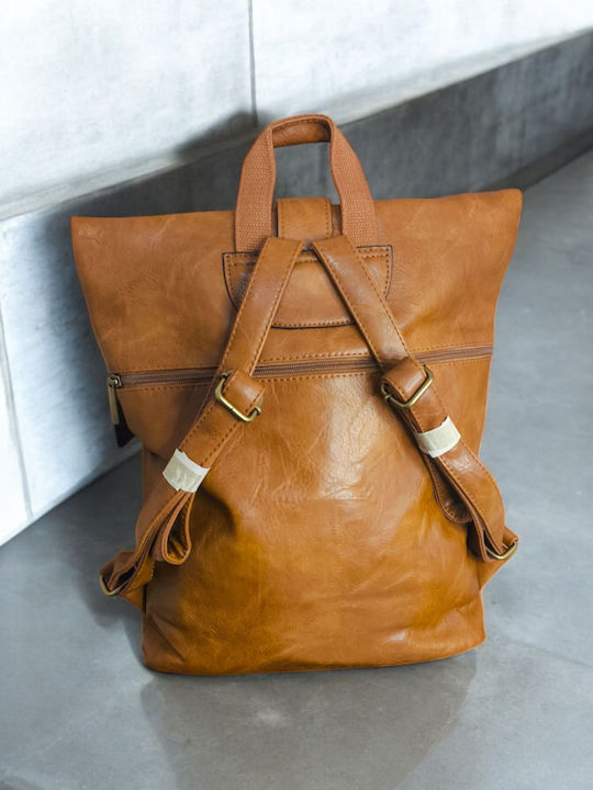 Damentasche Rucksack Tabac Braun