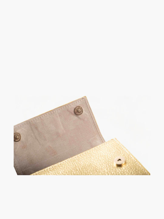Leather Women's Bag Shoulder Gold