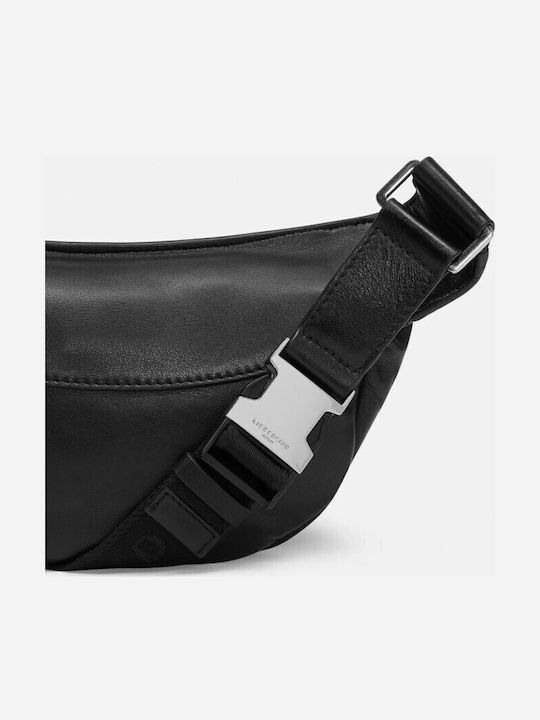 Leder Damentasche Umhängetasche Schwarz