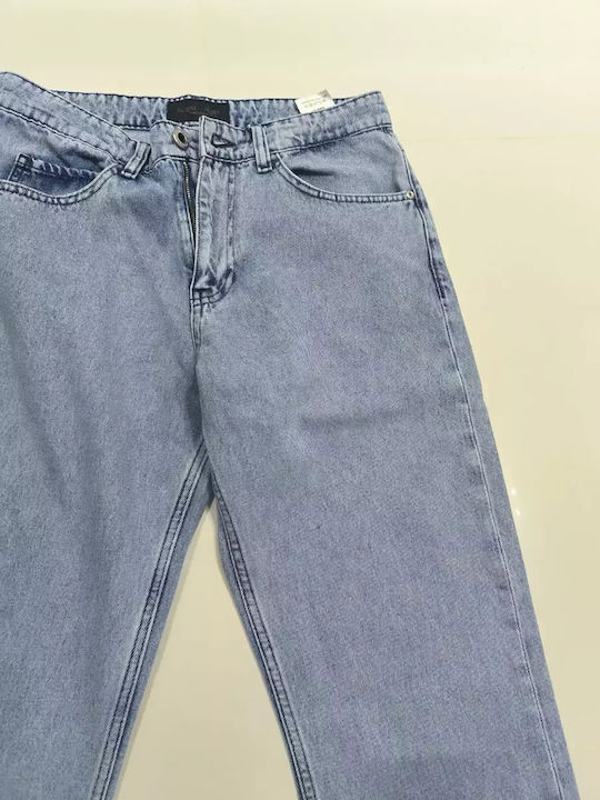 Men's Jeans Pants Elastic Blue