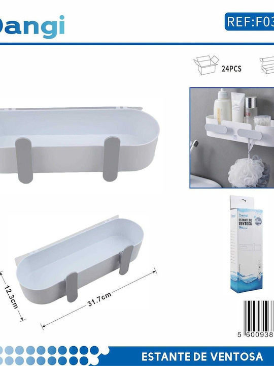 Wall Mounted Bathroom Shelf Plastic
