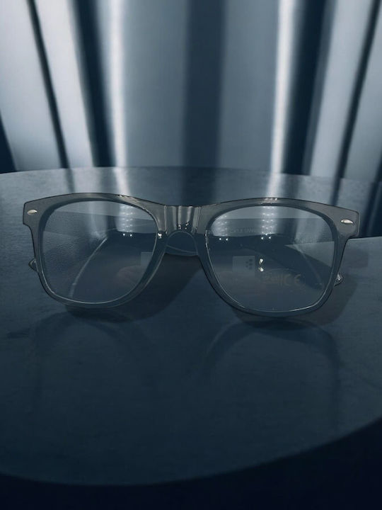 Dasoon Vision Unisex Γυαλιά Ηλίου με Μαύρο Σκελετό και Μαύρο Φακό 2478022