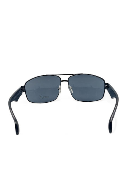 Dasoon Vision Men's Sunglasses with Black Frame and Blue Lens 2478058