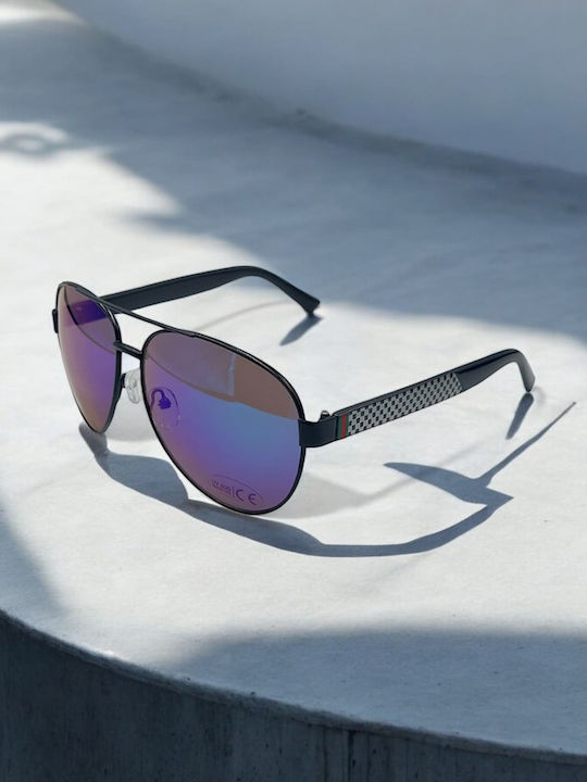Dasoon Vision Unisex Sunglasses with Black Frame and Multicolour Lens 2478054