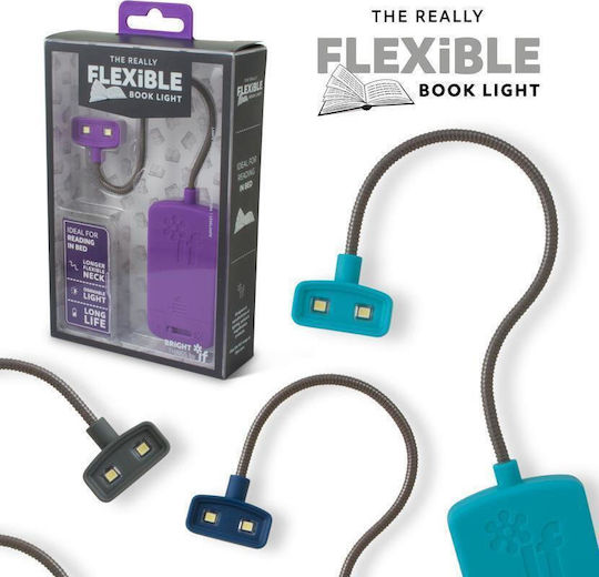 IF The Really Flexible Book Light Φωτάκι Βιβλίου LED με Κλιπ Μωβ