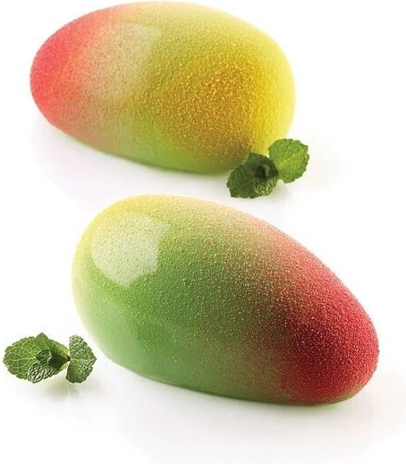 Silikomart Mango Backform für Torte aus Silikon 6 Steckdosen 9,3x5,7x4,2cm
