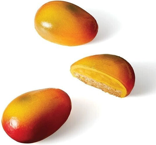 Silikomart Mango Backform für Torte aus Silikon 6 Steckdosen 9,3x5,7x4,2cm