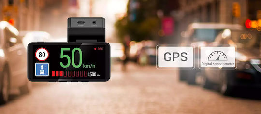 Navitel Κάμερα DVR Αυτοκινήτου 1440P Wi-Fi, GPS