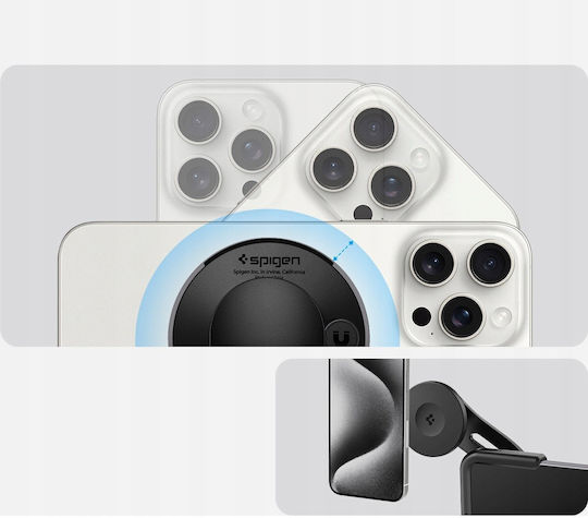 Spigen Βάση Κινητού Αυτοκινήτου με Μαγνήτη MagSafe Μαύρη