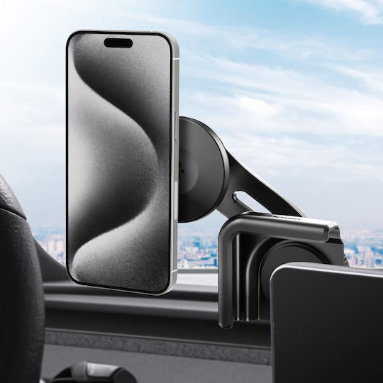 Spigen Βάση Κινητού Αυτοκινήτου με Μαγνήτη MagSafe Μαύρη