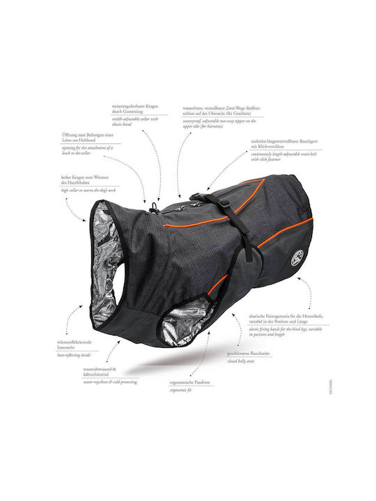 Hunter Waterproof / Windproof Dog Coat with 55cm Back Length