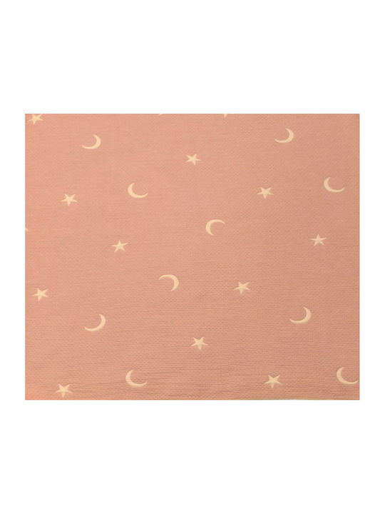 Double Sided Cotton Baby Quilt 100x110cm Pink