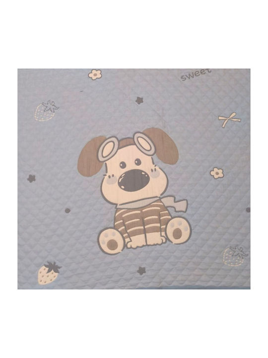Double Sided Cotton Baby Quilt 100x120cm Ciell
