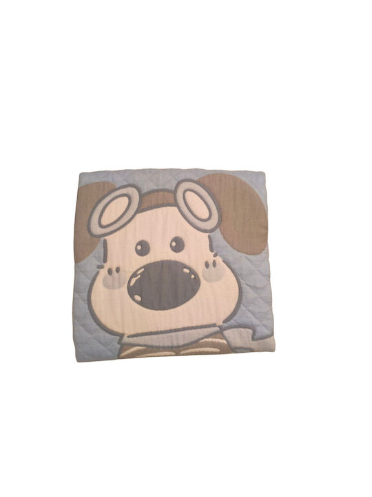 Double Sided Cotton Baby Quilt 100x120cm Ciell