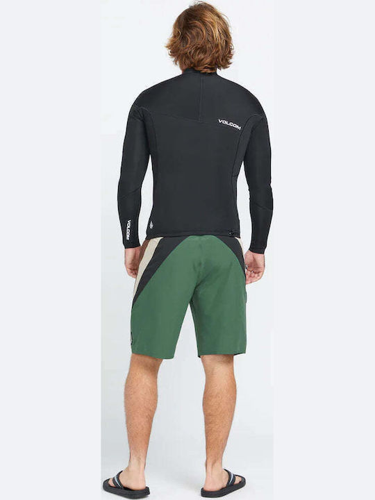 Volcom UPF 50 Men's Long Sleeve Sun Protection Shirt Black