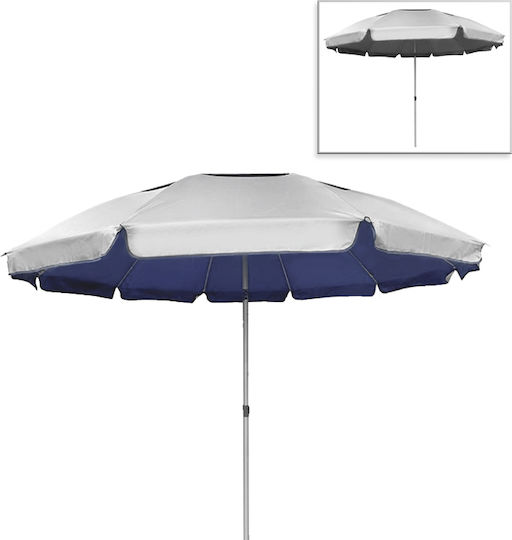 TnS Malibu Folding Beach Umbrella Aluminum Diameter 2.2m