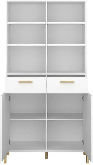 Βιβλιοθήκη Belle 102.5x41x197εκ. Βιβλιοθήκη Belle 102.5x41x197εκ.